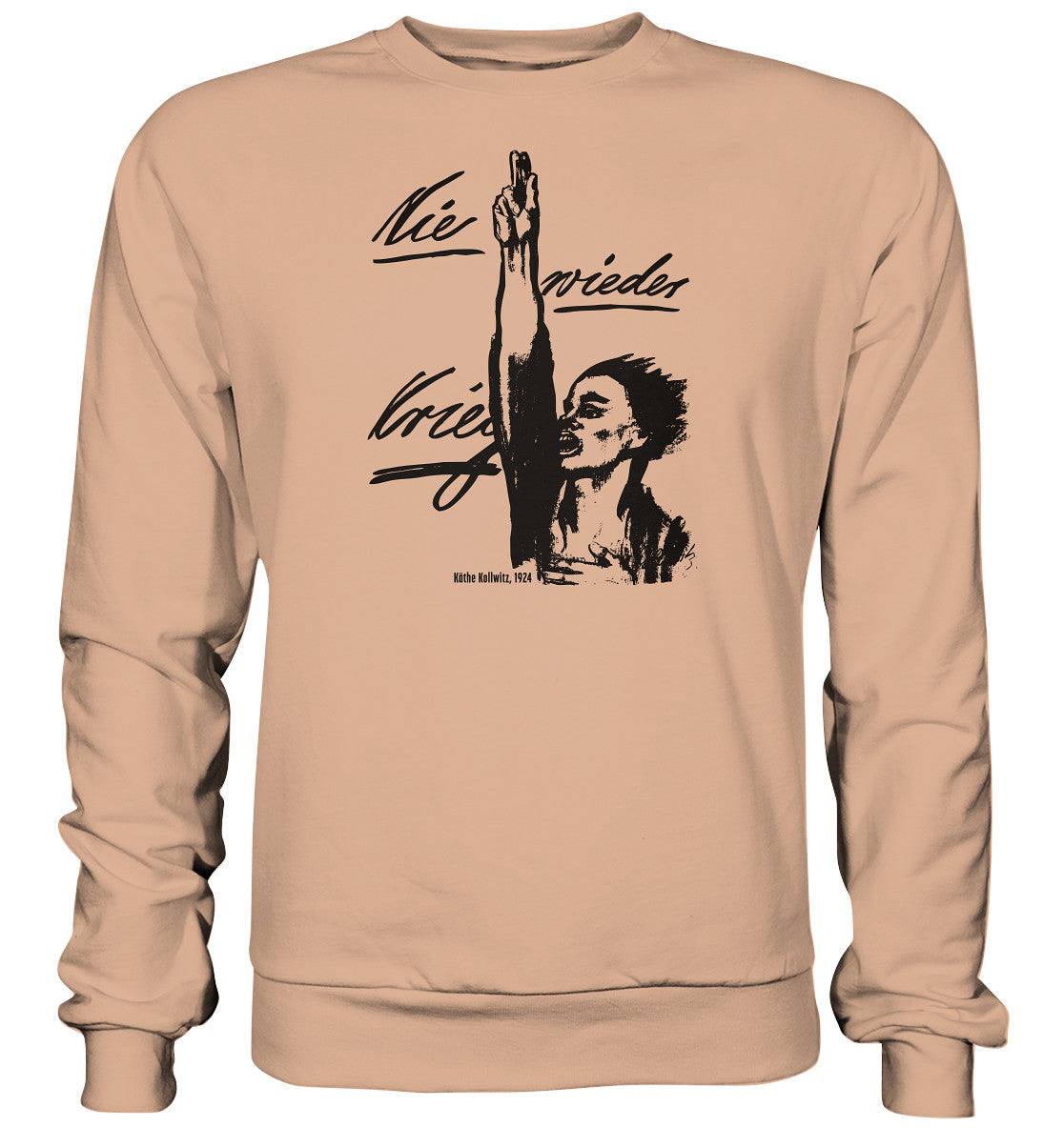 DDR Ostalgie Pullover Unisex • NIE WIEDER KRIEG - KÄTHE KOLLWITZ