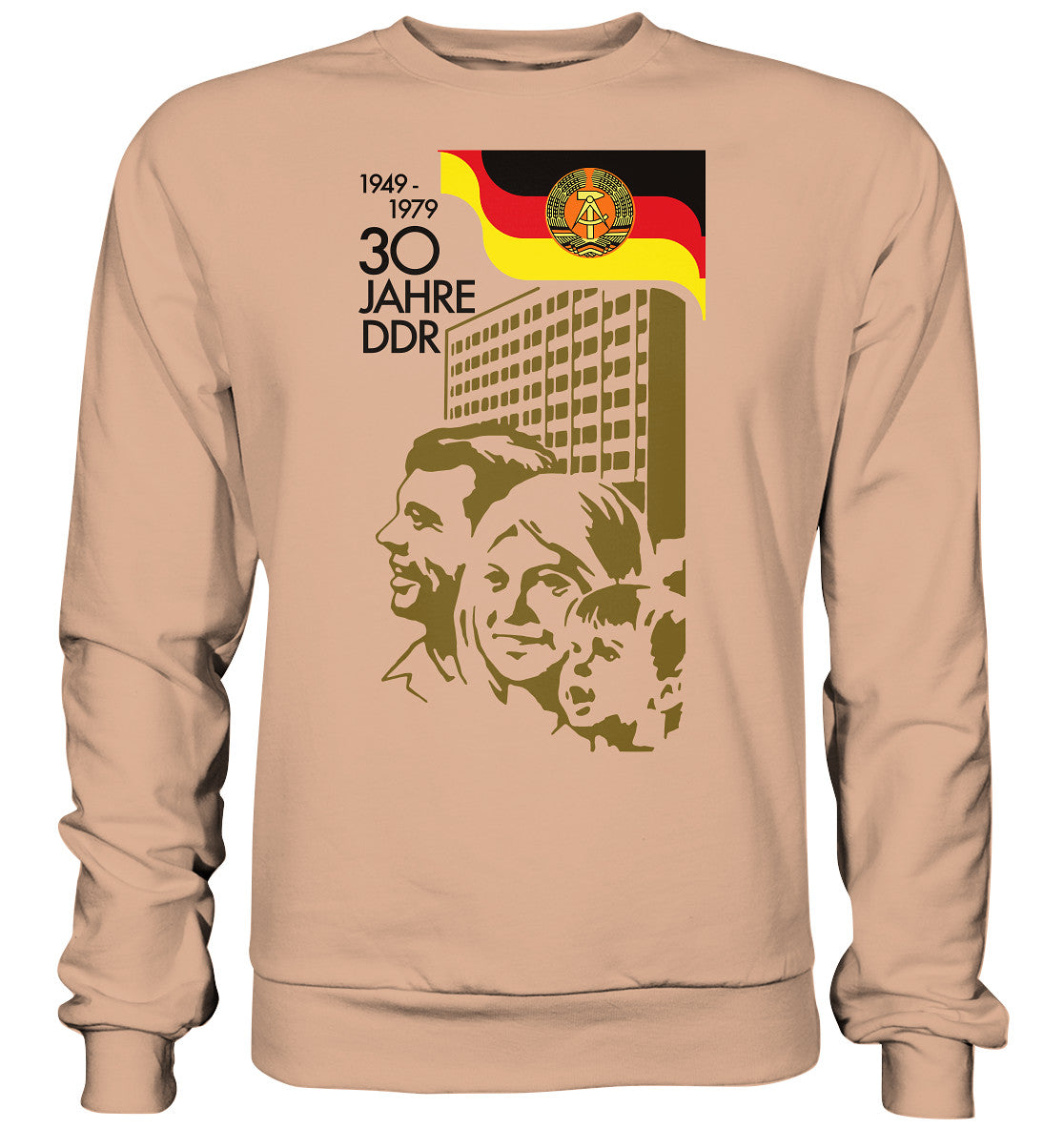PULLOVER UNISEX • 30 JAHRE DDR - BRIEFMARKE