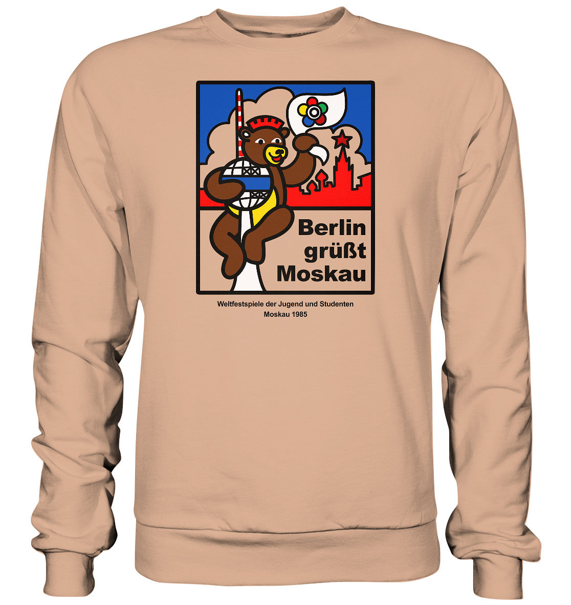 DDR Ostalgie Pullover Unisex • WELTFESTSPIELE DER JUGEND, MOSKAU 1985