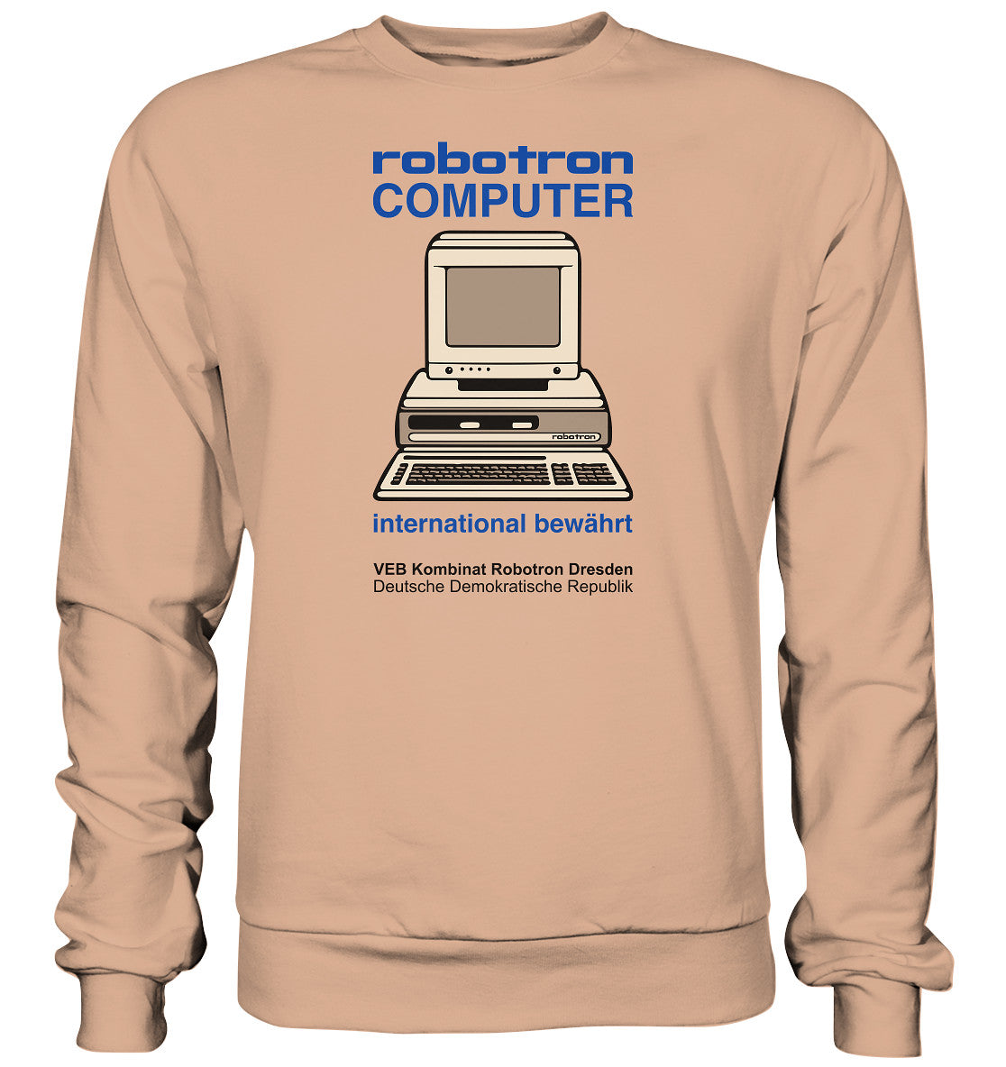 DDR Ostalgie Pullover Unisex • ROBOTRON COMPUTER DRESDEN