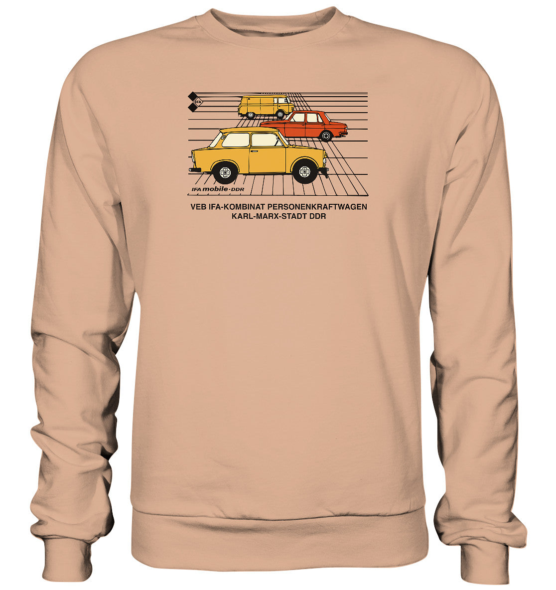 DDR Ostalgie Pullover Unisex • IFA MOBILE DDR - ORIGINALWERBUNG