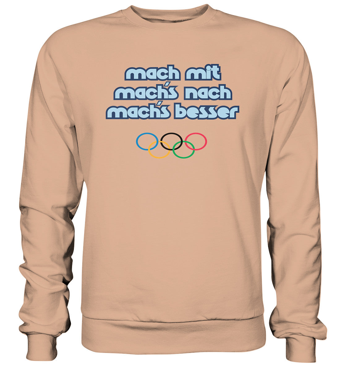 DDR Ostalgie Pullover Unisex • MACHMIT MACHSNACH MACHSBESSER