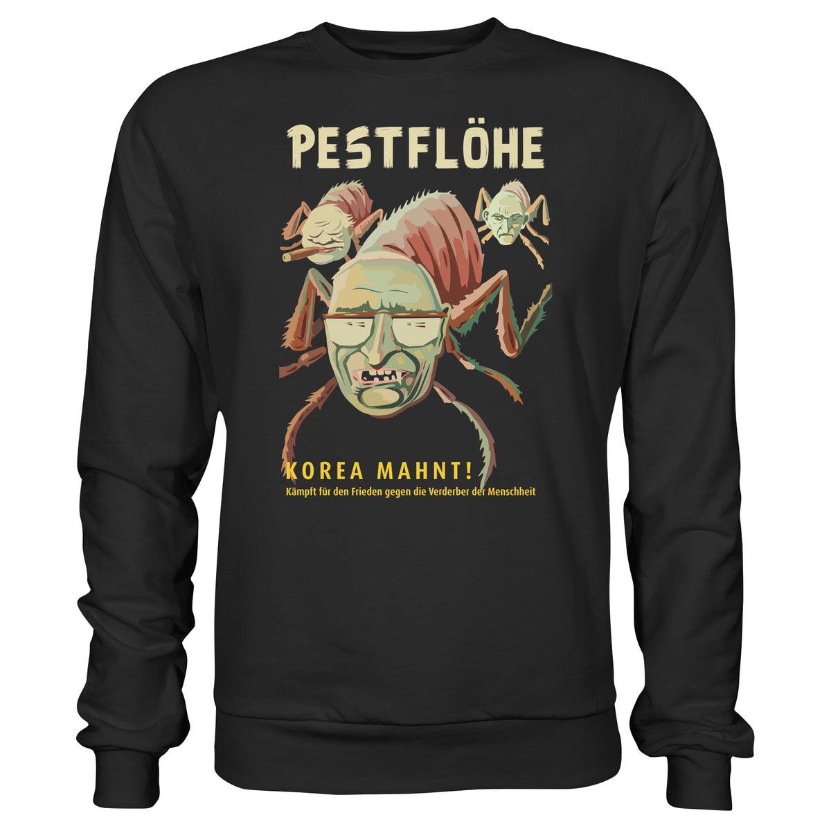 DDR Ostalgie Pullover Unisex • NATO-PESTFLÖHE - KOREA WARNT