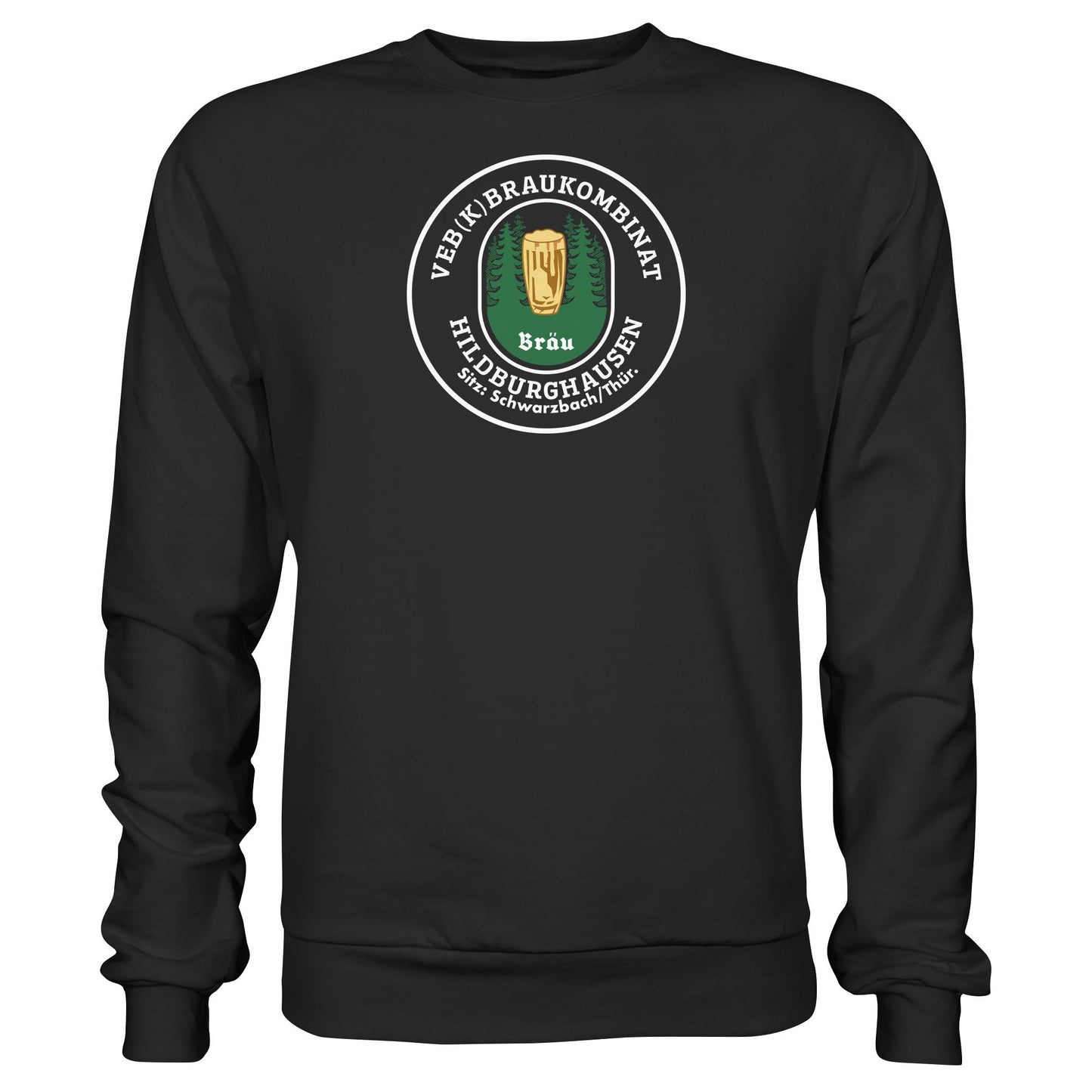 DDR Ostalgie Pullover Unisex • VEB BRAUKOMBINAT HILDBURGHAUSEN BIER