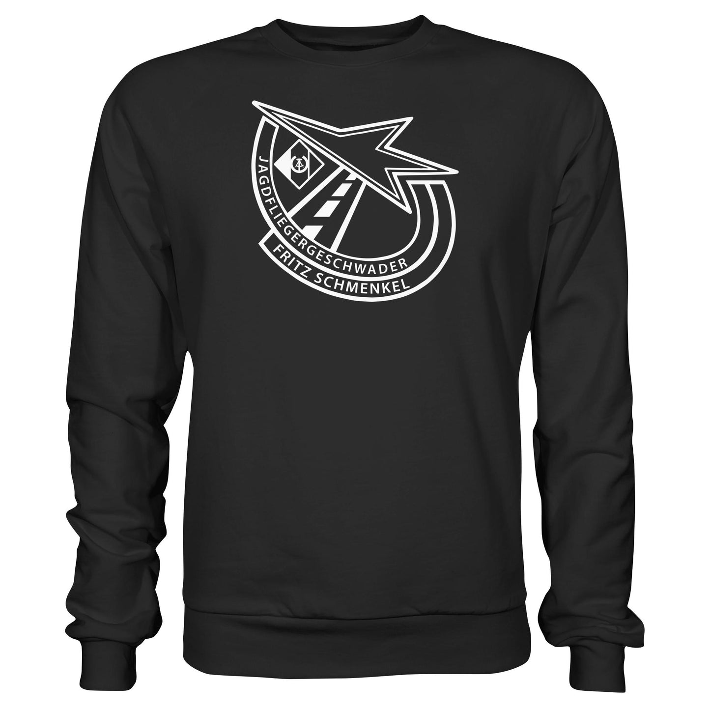 DDR Ostalgie Pullover Unisex • NVA EMBLEM - GESCHWADER FRITZ SCHMENKEL