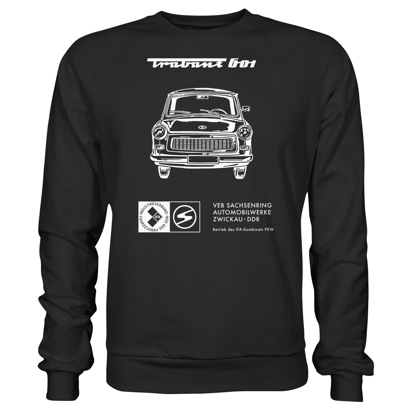 DDR Ostalgie Pullover Unisex • TRABANT 601 (ORIGINAL TITEL BETRIEBSANLEITUNG)