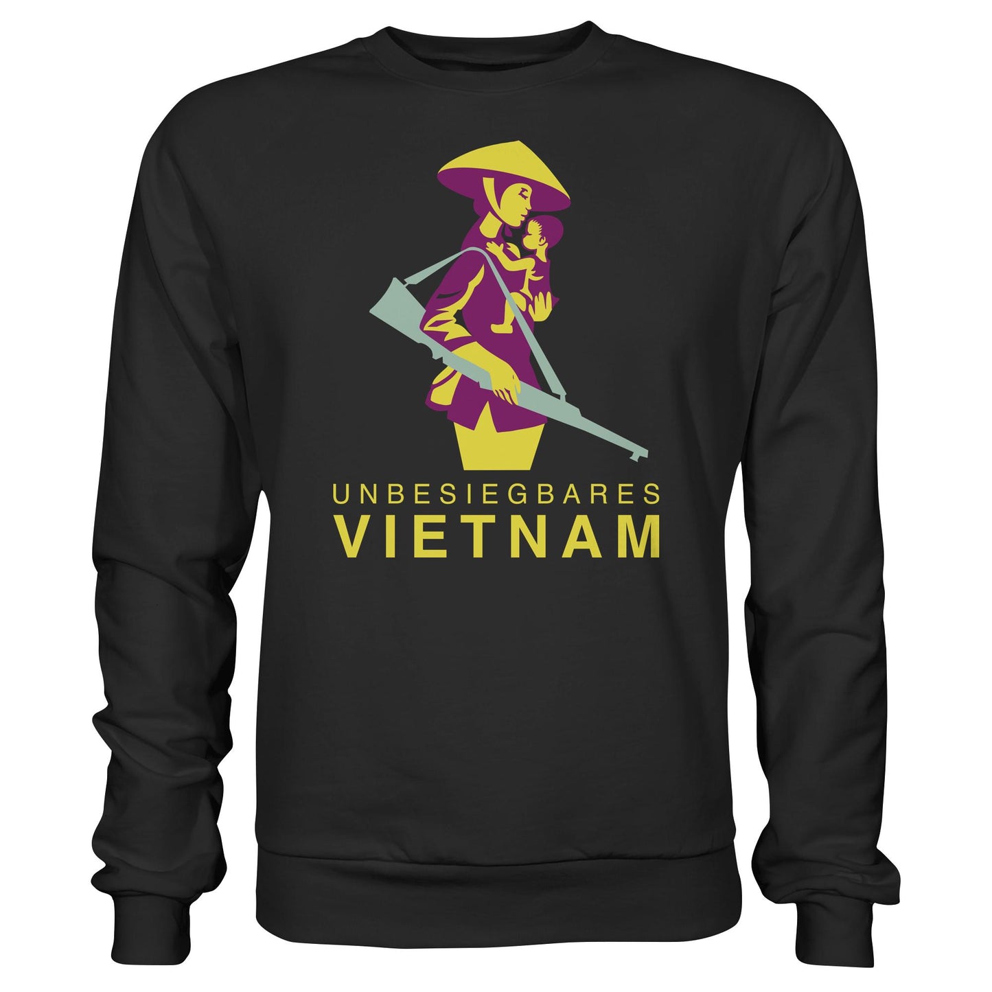 DDR Ostalgie Pullover Unisex • UNBESIEGBARES VIETNAM (DDR-BRIEFMARKE)