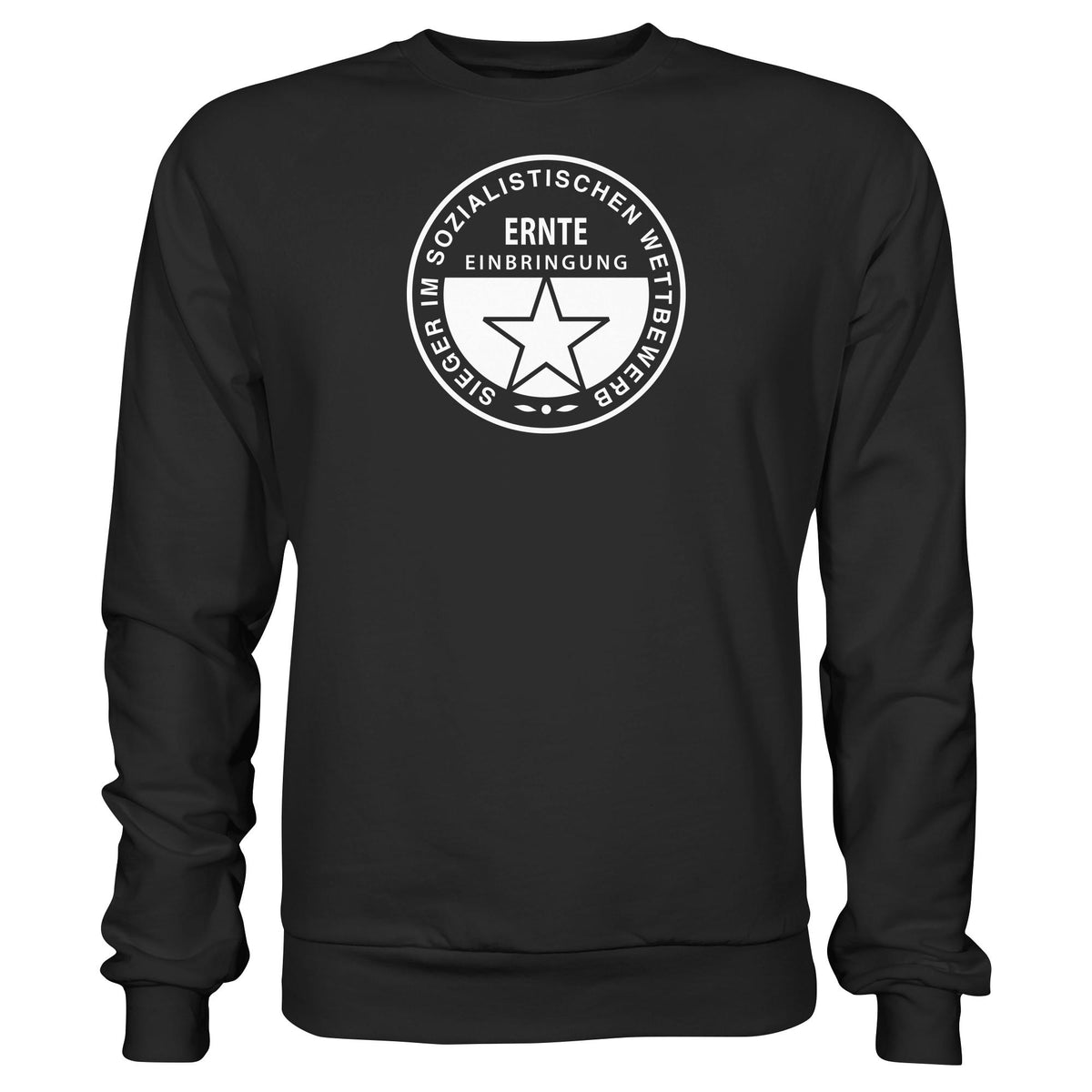 DDR Ostalgie Pullover Unisex • ERNTE-EINBRINGUNG - SIEGER (ORIGINAL-MEDAILLE)