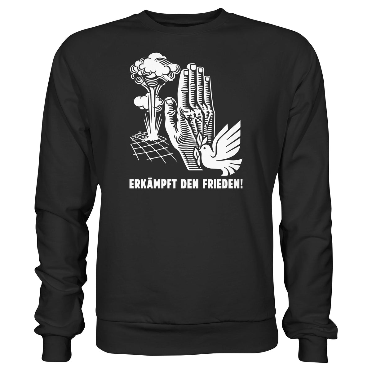 DDR Ostalgie Pullover Unisex • ERKÄMPFT DEN FRIEDEN! (ORIGINAL-PLAKAT)