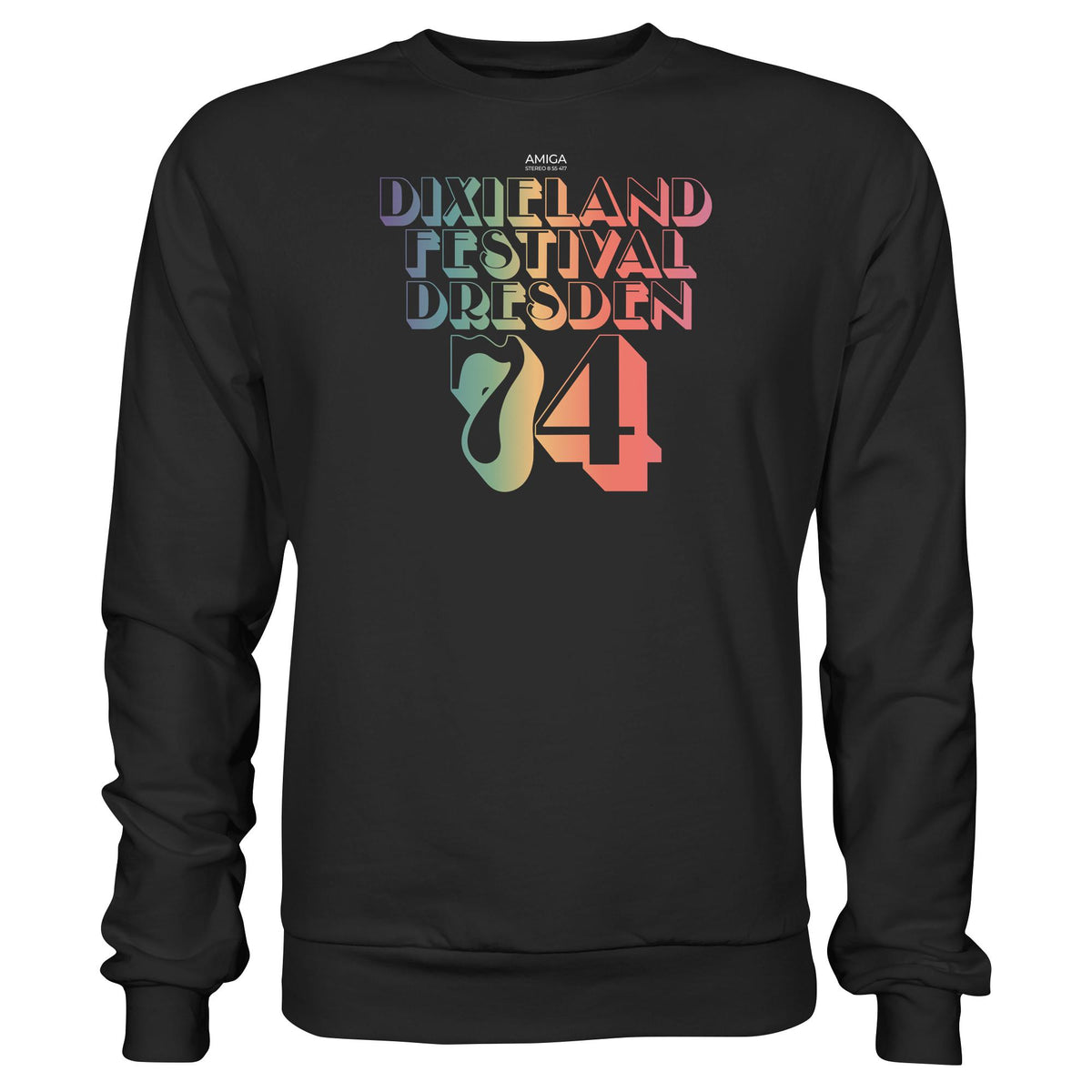 DDR Ostalgie Pullover Unisex • DIXIELAND FESTIVAL DRESDEN 1974 (ORIGINAL-PLATTE)