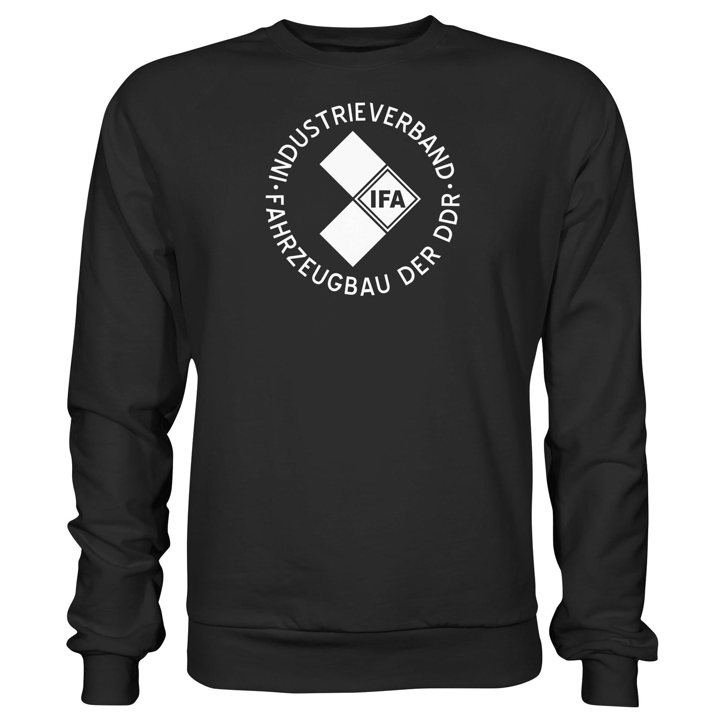 DDR Ostalgie Pullover Unisex • IFA INDUSTRIEVERBAND FAHRZEUGBAU ( LOGO 1970er) - dunkel