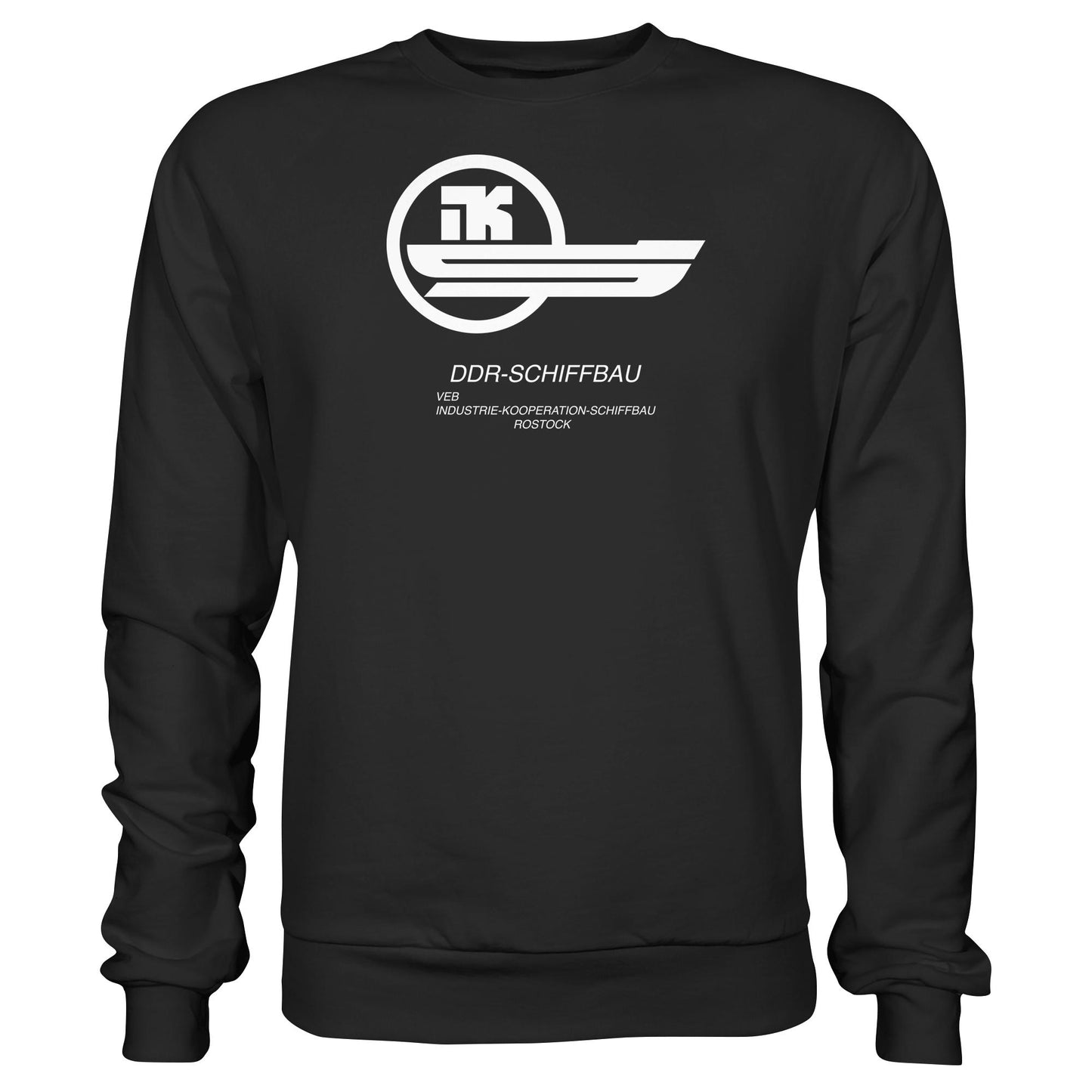 DDR Ostalgie Pullover Unisex • VEB INDUSTRIE-KOOPERATION SCHIFFBAU ROSTOCK