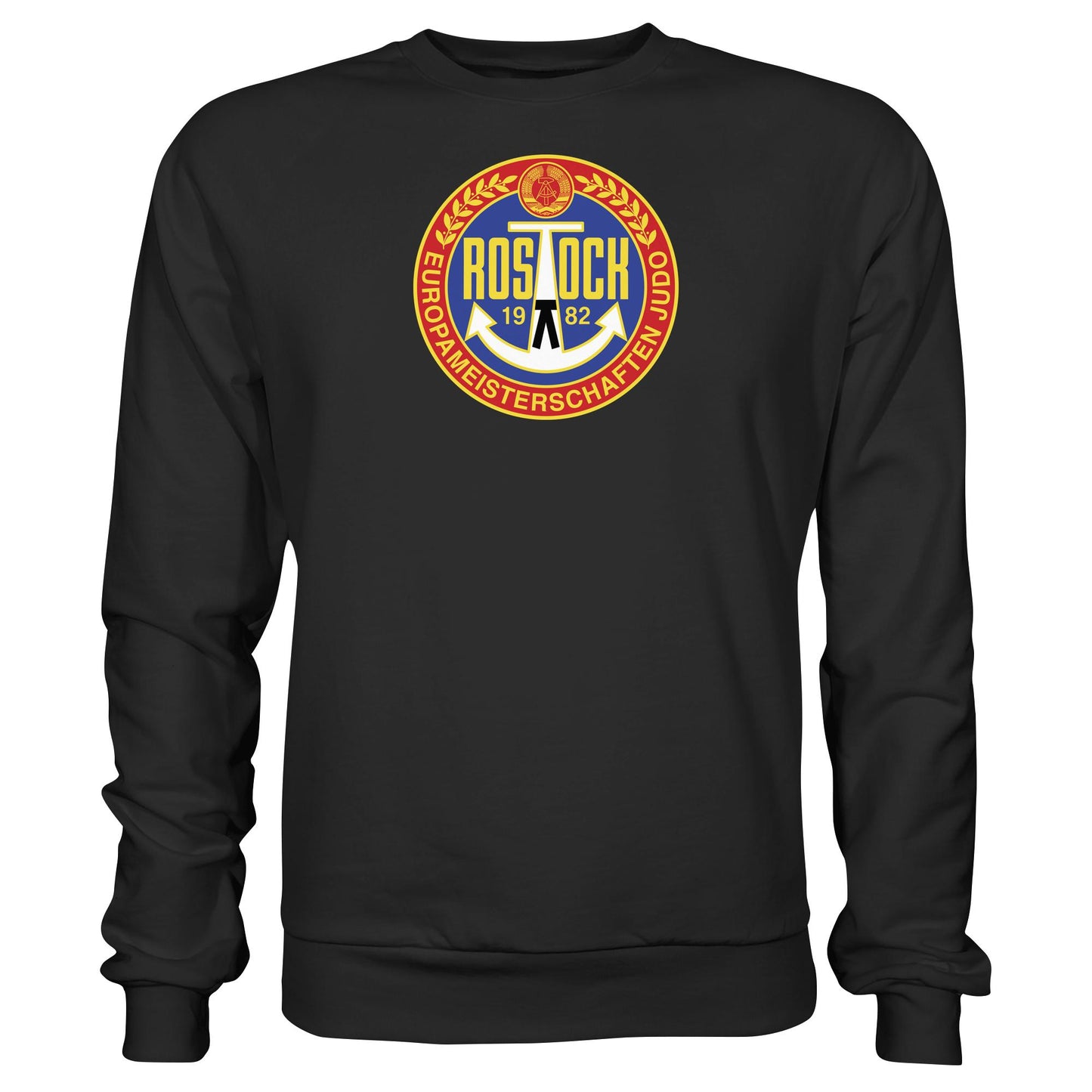 DDR Ostalgie Pullover Unisex • EUROPAMEISTERSCHAFTEN IM JUDO - ROSTOCK 1982