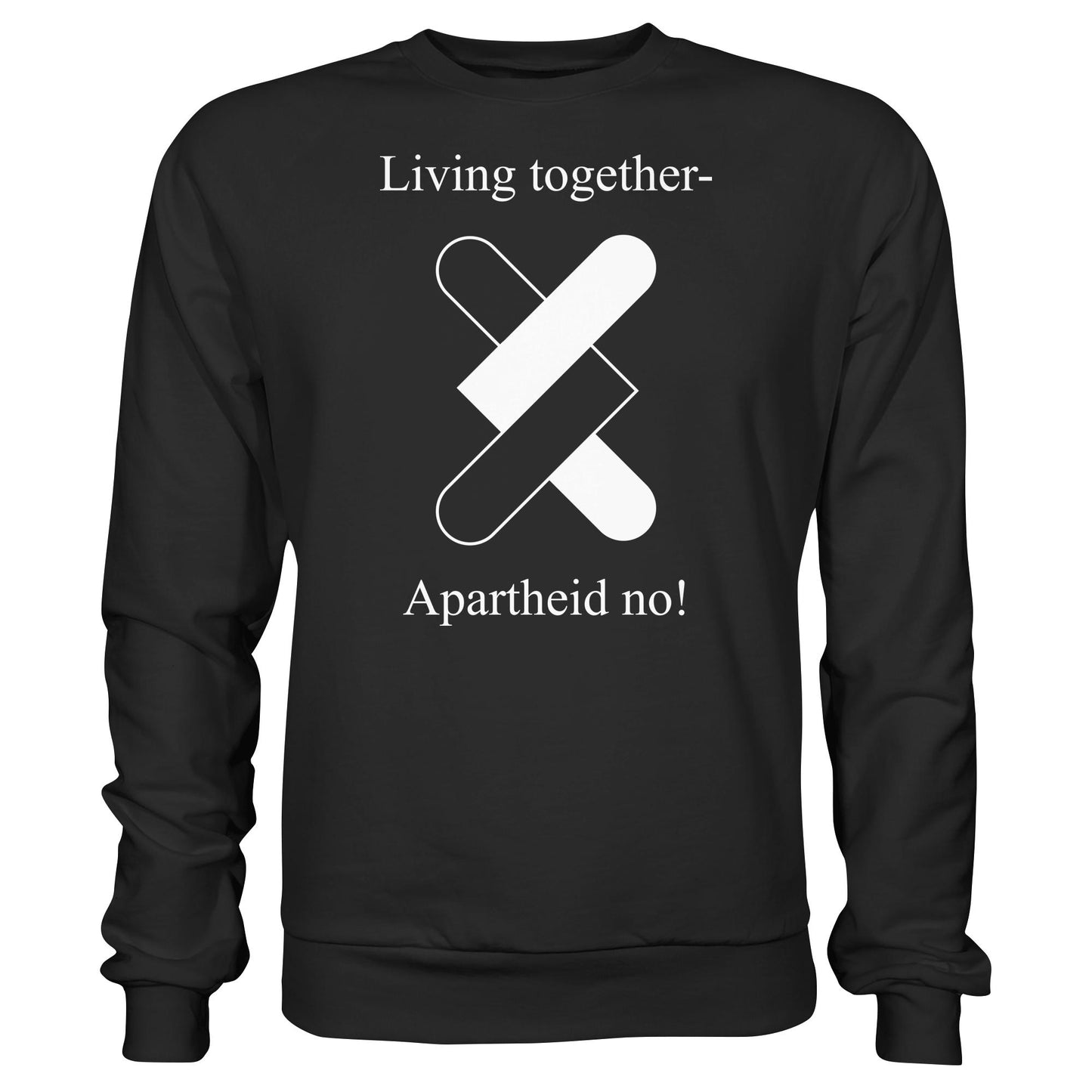 DDR Ostalgie Pullover Unisex • APARTHEID NO! (ORIGINAL POSTER)