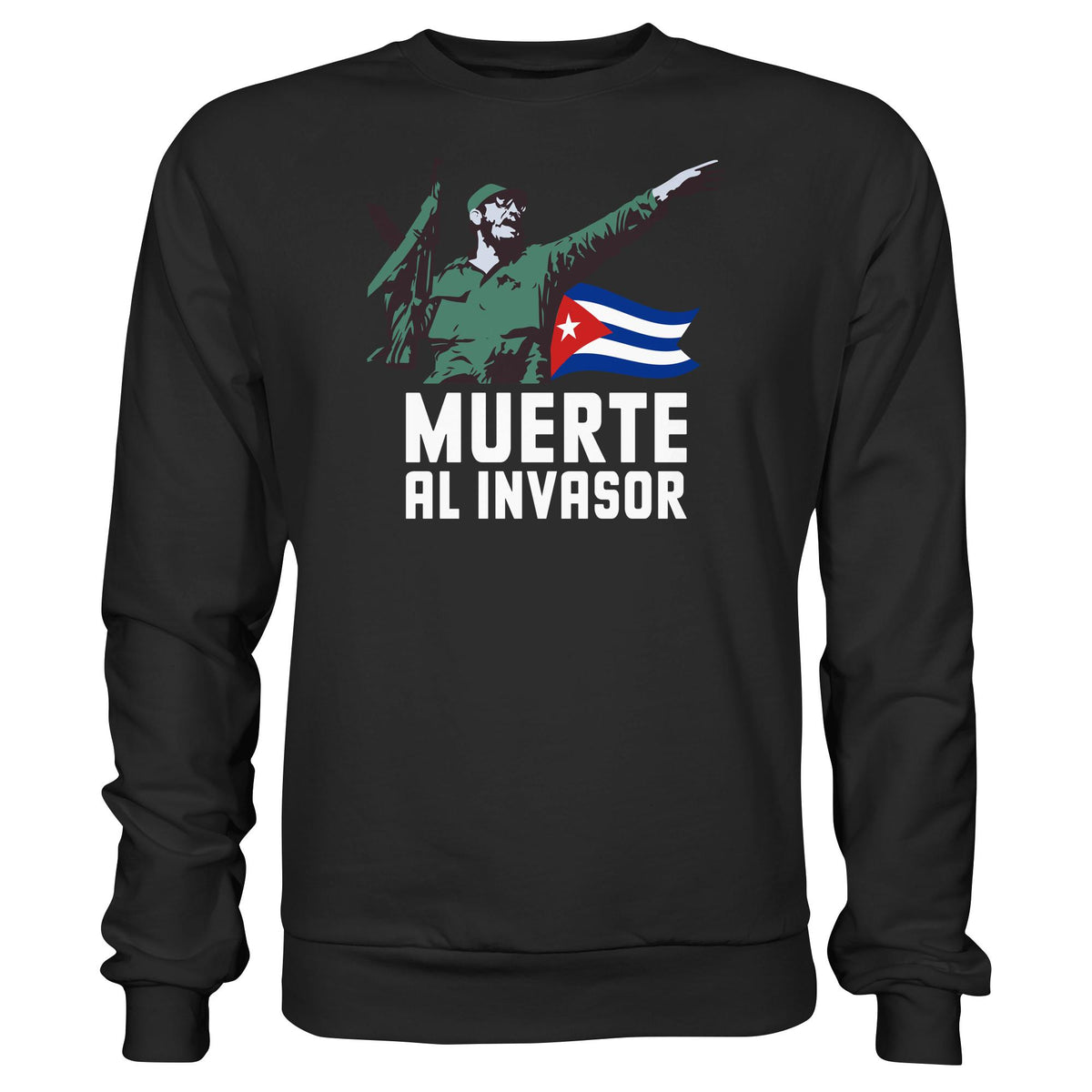 DDR Ostalgie Pullover Unisex • KUBA - MUERTE AL INVASOR