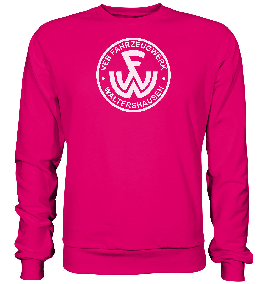 DDR Ostalgie Pullover Unisex • VEB FAHRZEUGWERK WALTERSHAUSEN - dunkel