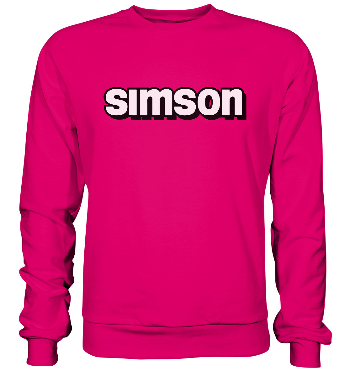 DDR Ostalgie Pullover Unisex • SIMSON - SCHRIFTZUG