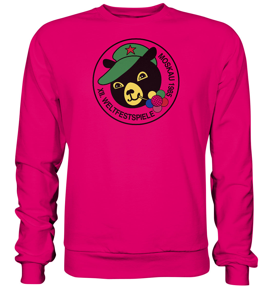 DDR Ostalgie Pullover Unisex • WELTFESTSPIELE, MOSKAU 1985