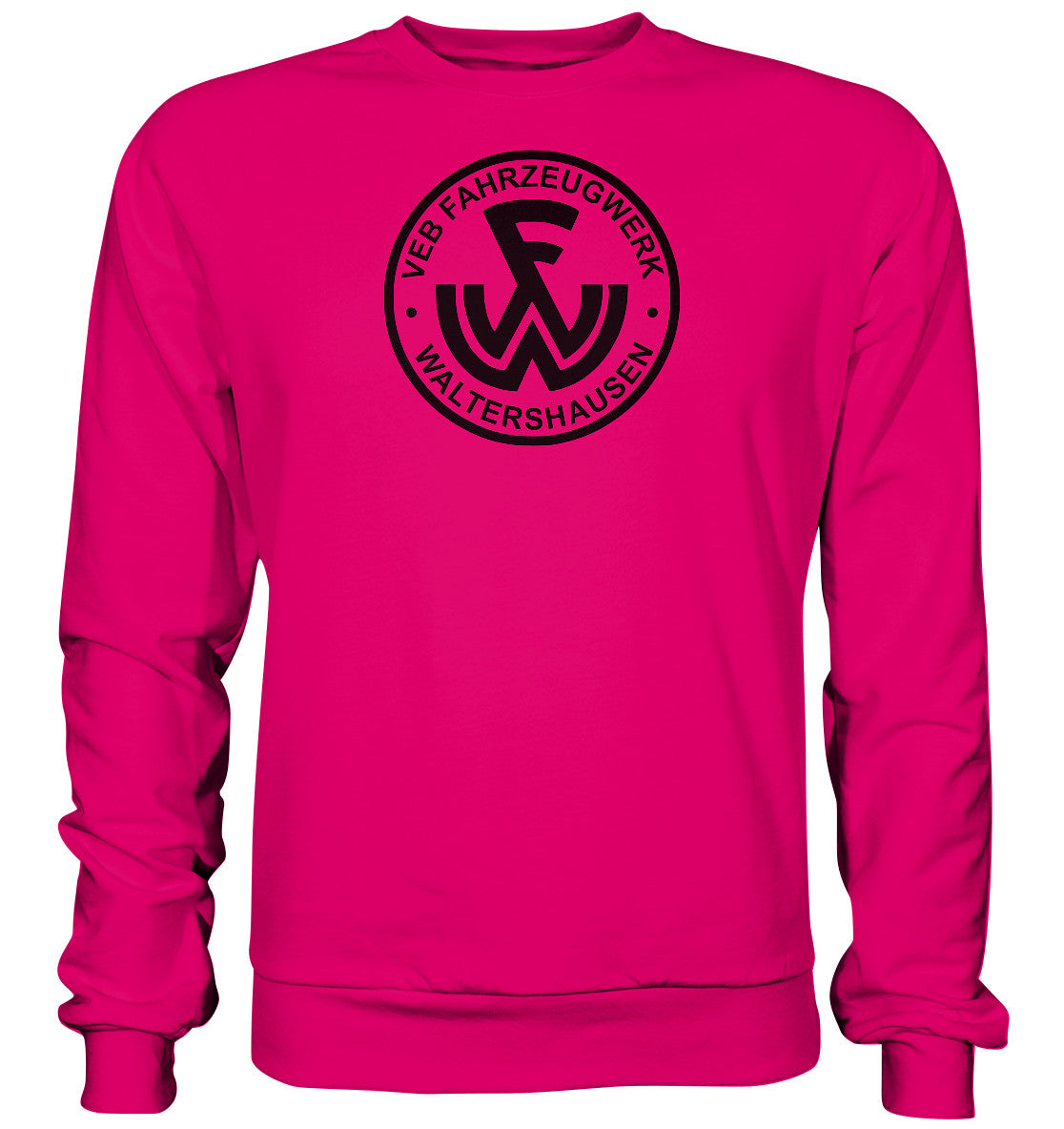 DDR Ostalgie Pullover Unisex • VEB FAHRZEUGWERK WALTERSHAUSEN - hell