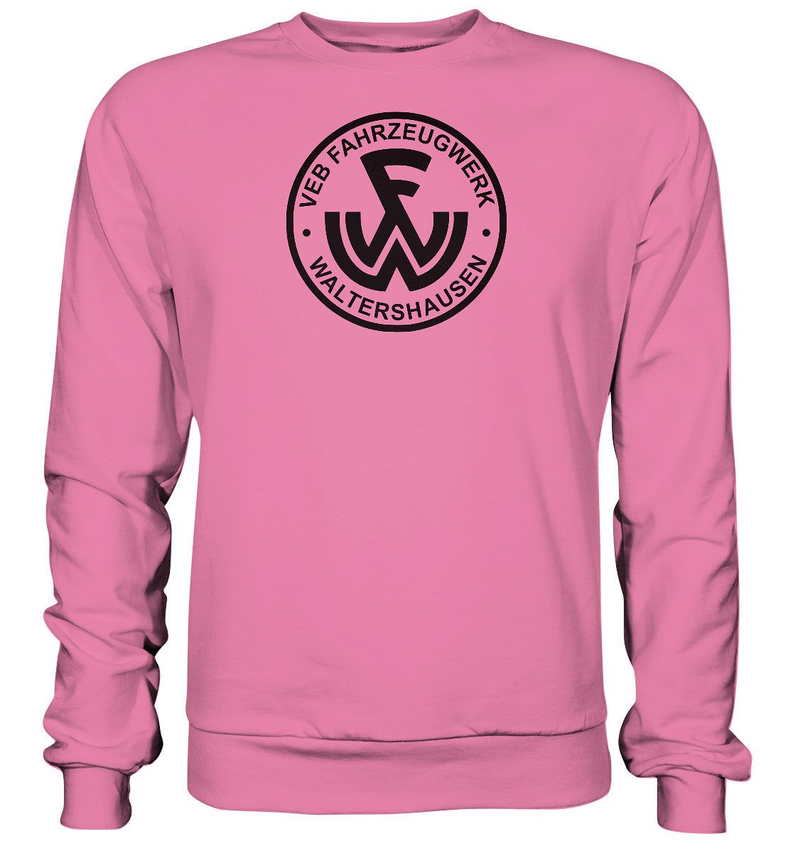 DDR Ostalgie Pullover Unisex • VEB FAHRZEUGWERK WALTERSHAUSEN - hell
