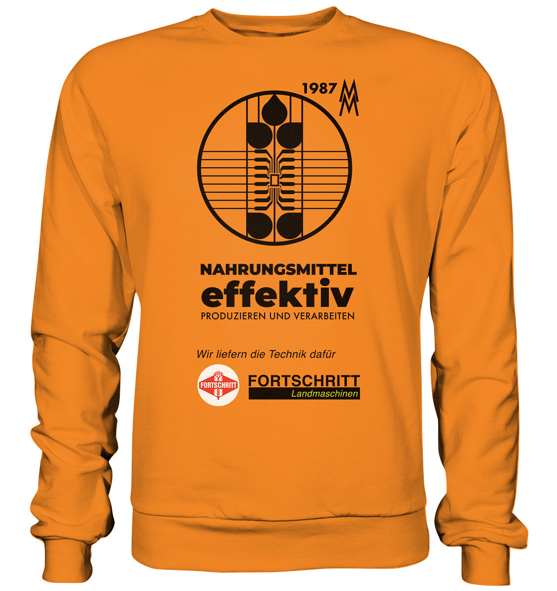 DDR Ostalgie Pullover Unisex • FORTSCHRITT LANDMASCHINEN - MESSE LEIPZIG 1987