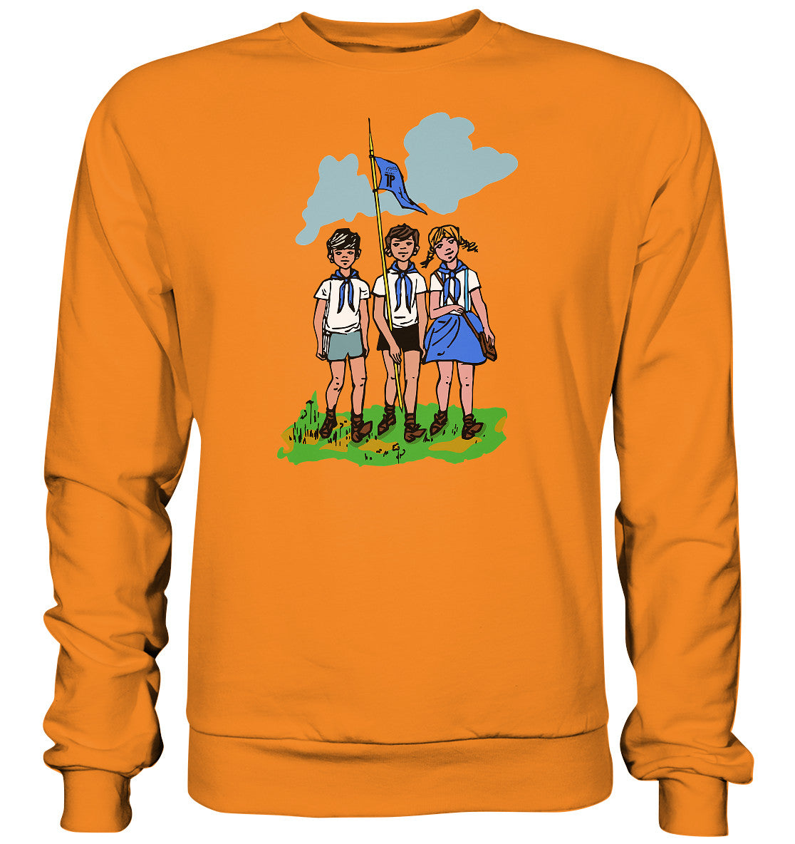 DDR Ostalgie Pullover Unisex • JUNGE PIONIERE - PIONIERAUSWEIS