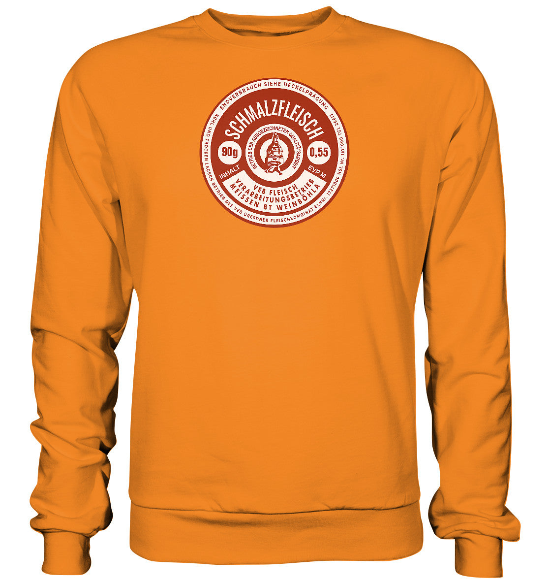 DDR Ostalgie Pullover Unisex • SCHMALZFLEISCH - VEB FLEISCH MEISSEN
