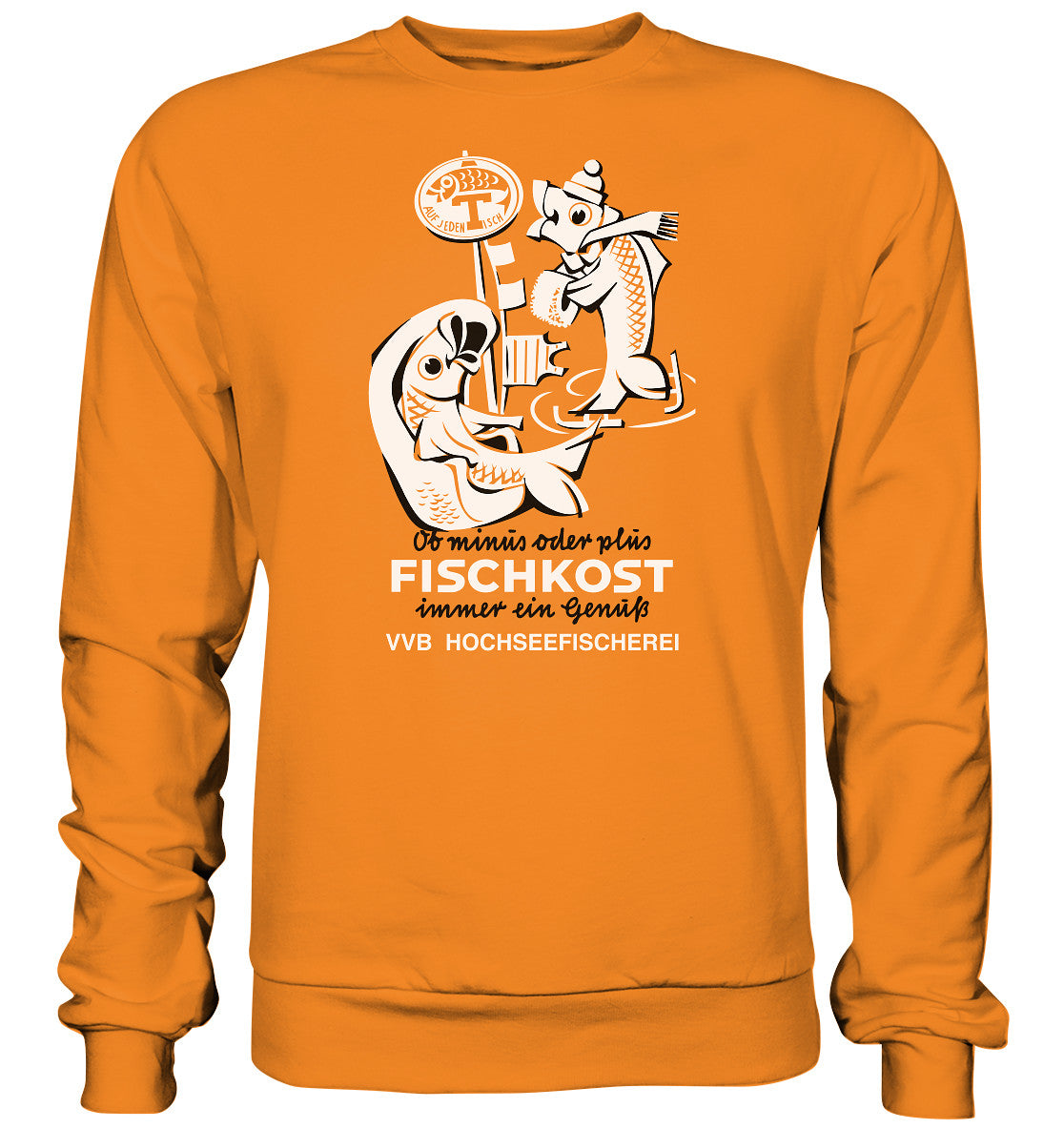 DDR Ostalgie Pullover Unisex • VVB HOCHSEEFISCHEREI FISCHKOST