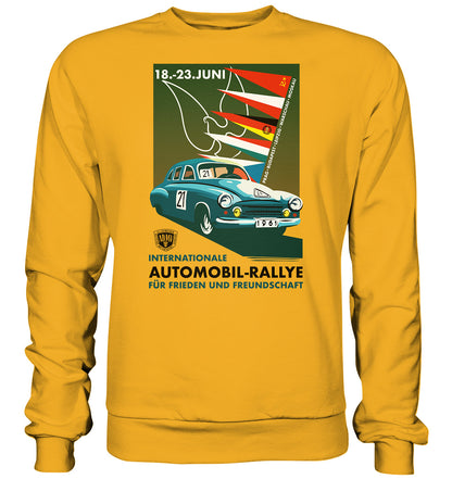 PULLOVER UNISEX • INTERNATIONALE RALLYE WARTBURG 1961 (ORIGINAL-PLAKAT)