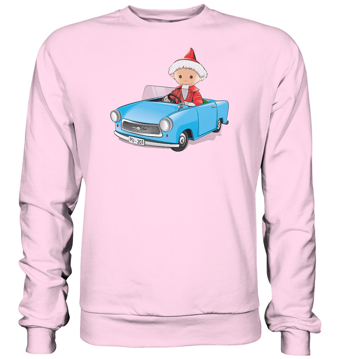 DDR Ostalgie Pullover Unisex • UNSER SANDMÄNNCHEN - TRABI-CRUISER (PU-201)