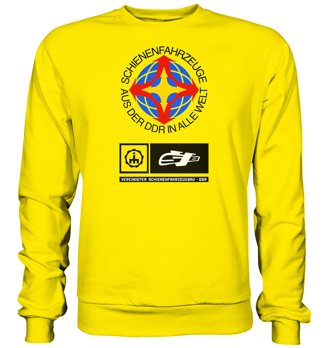 DDR Ostalgie Pullover Unisex • VEREINIGTER SCHIENENFAHRZEUGBAU DDR