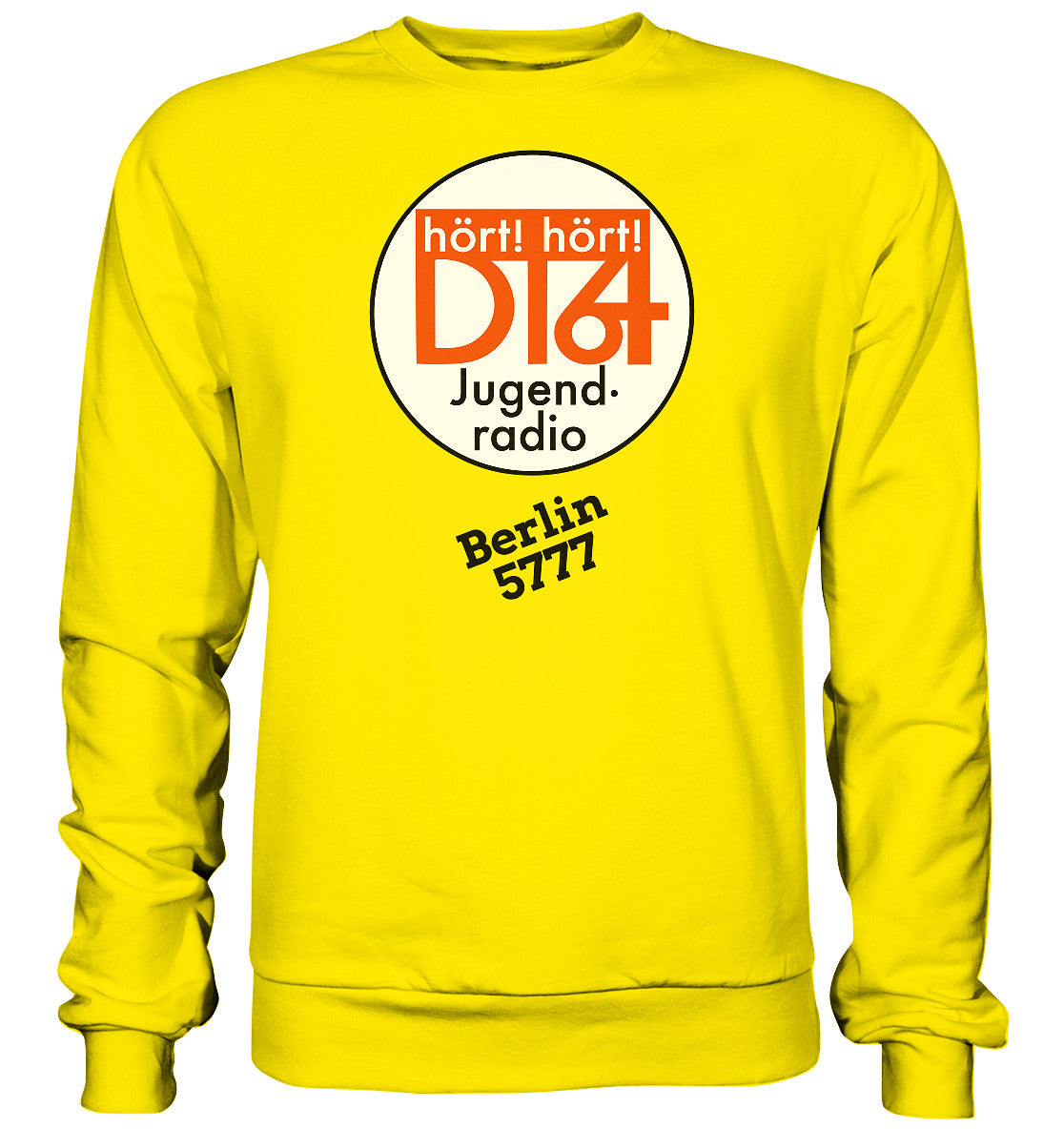 DDR Ostalgie Pullover Unisex • HÖRT HÖRT! DT64