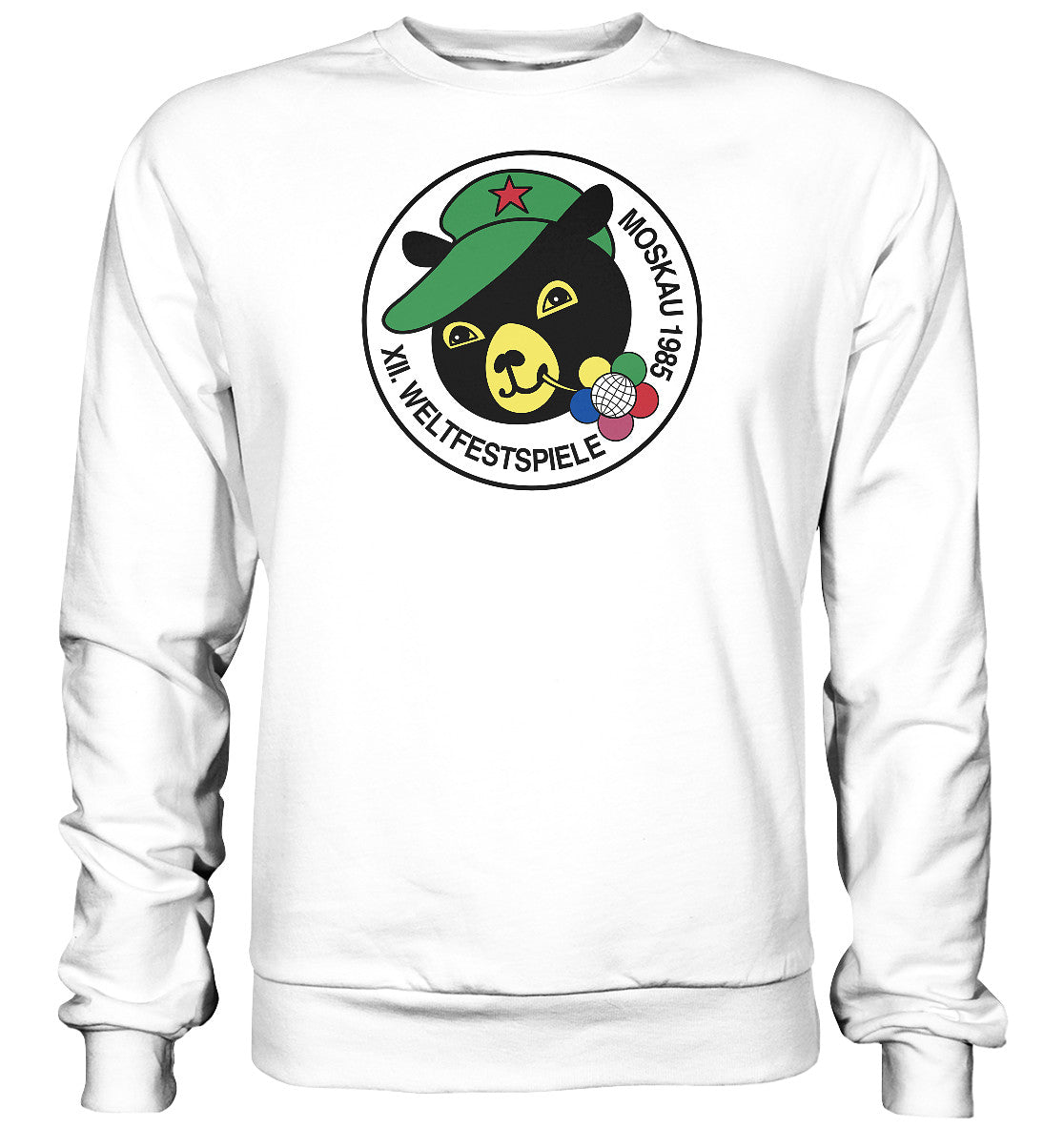 DDR Ostalgie Pullover Unisex • WELTFESTSPIELE, MOSKAU 1985