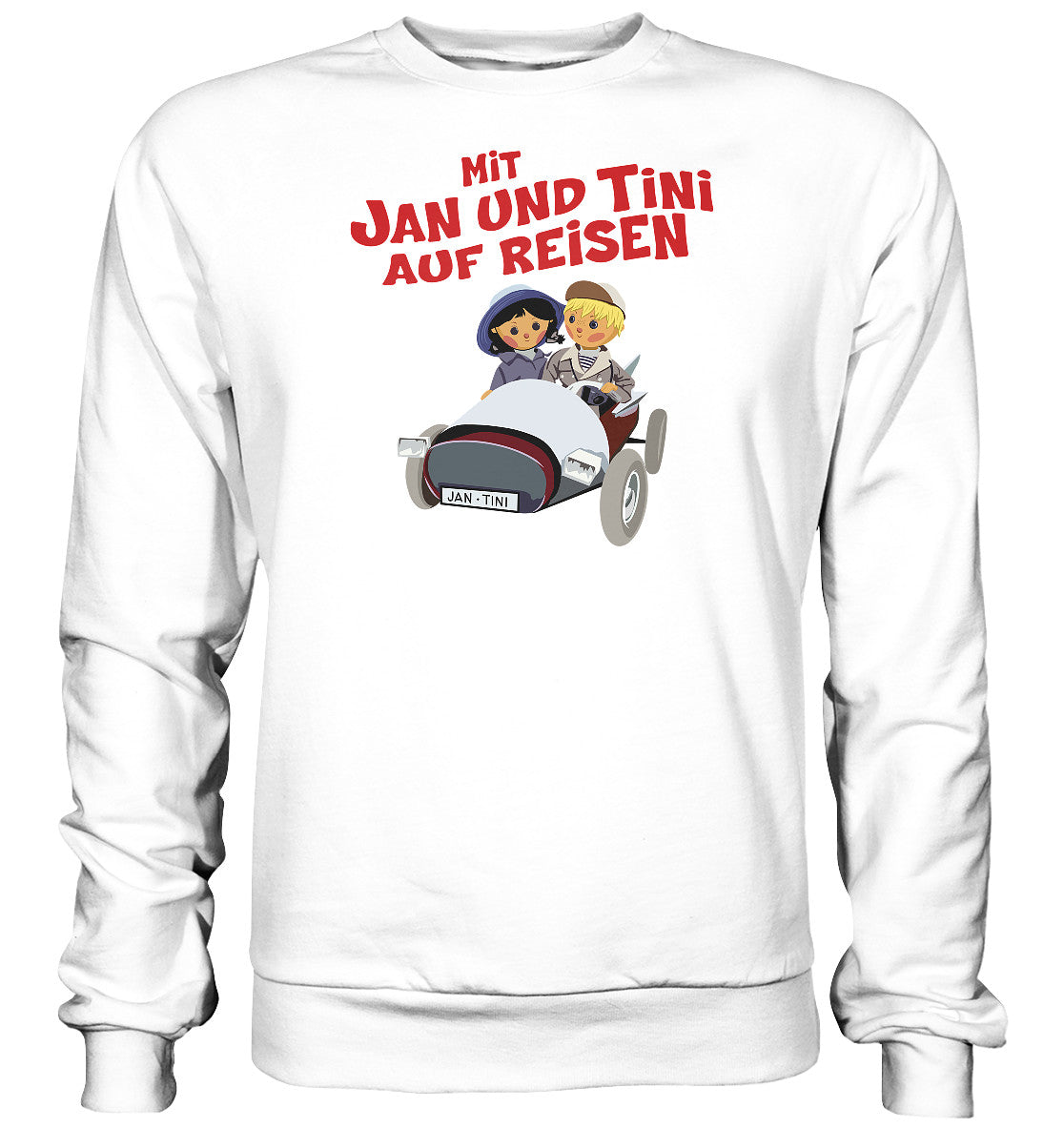 DDR Ostalgie Pullover Unisex • MIT JAN UND TINI AUF REISEN