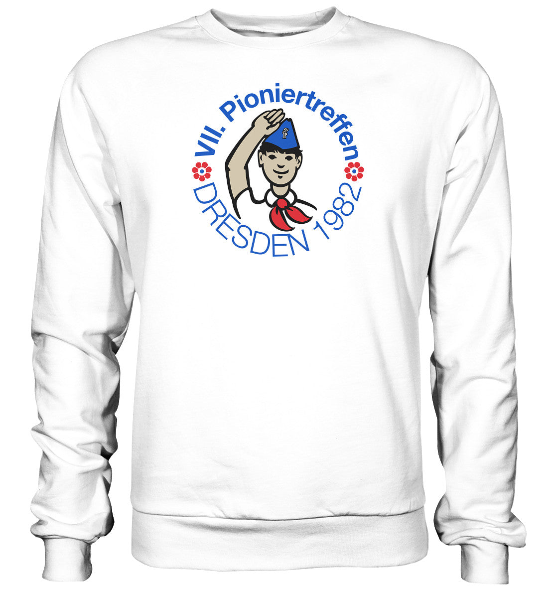 DDR Ostalgie Pullover Unisex • 7. PIONIERTREFFEN - DRESDEN 1982