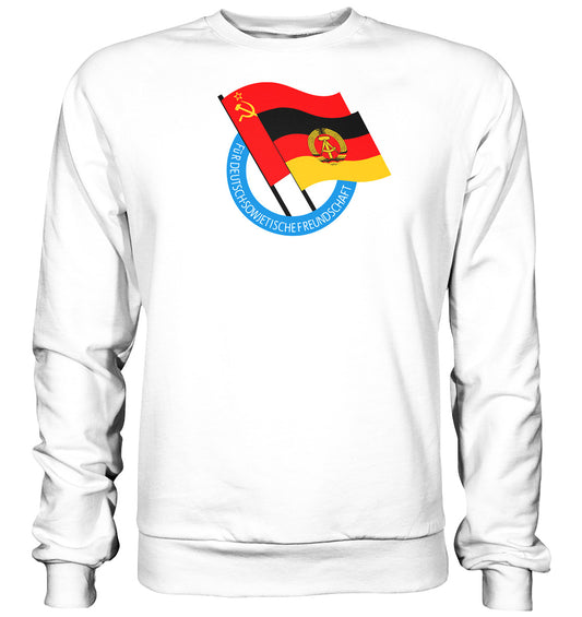 DDR Ostalgie Pullover Unisex • DEUTSCH SOWJETISCHE FREUNDSCHAFT