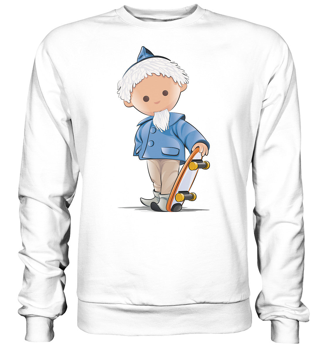 DDR Ostalgie Pullover Unisex • UNSER SANDMÄNNCHEN - ROLLBRETT-SKATER