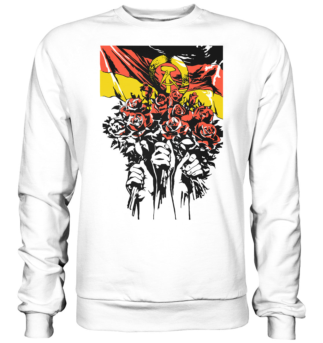 DDR Ostalgie Pullover Unisex • NATIONALES JUGENDFESTIVAL - BERLIN 1979, PLAKATMOTIV