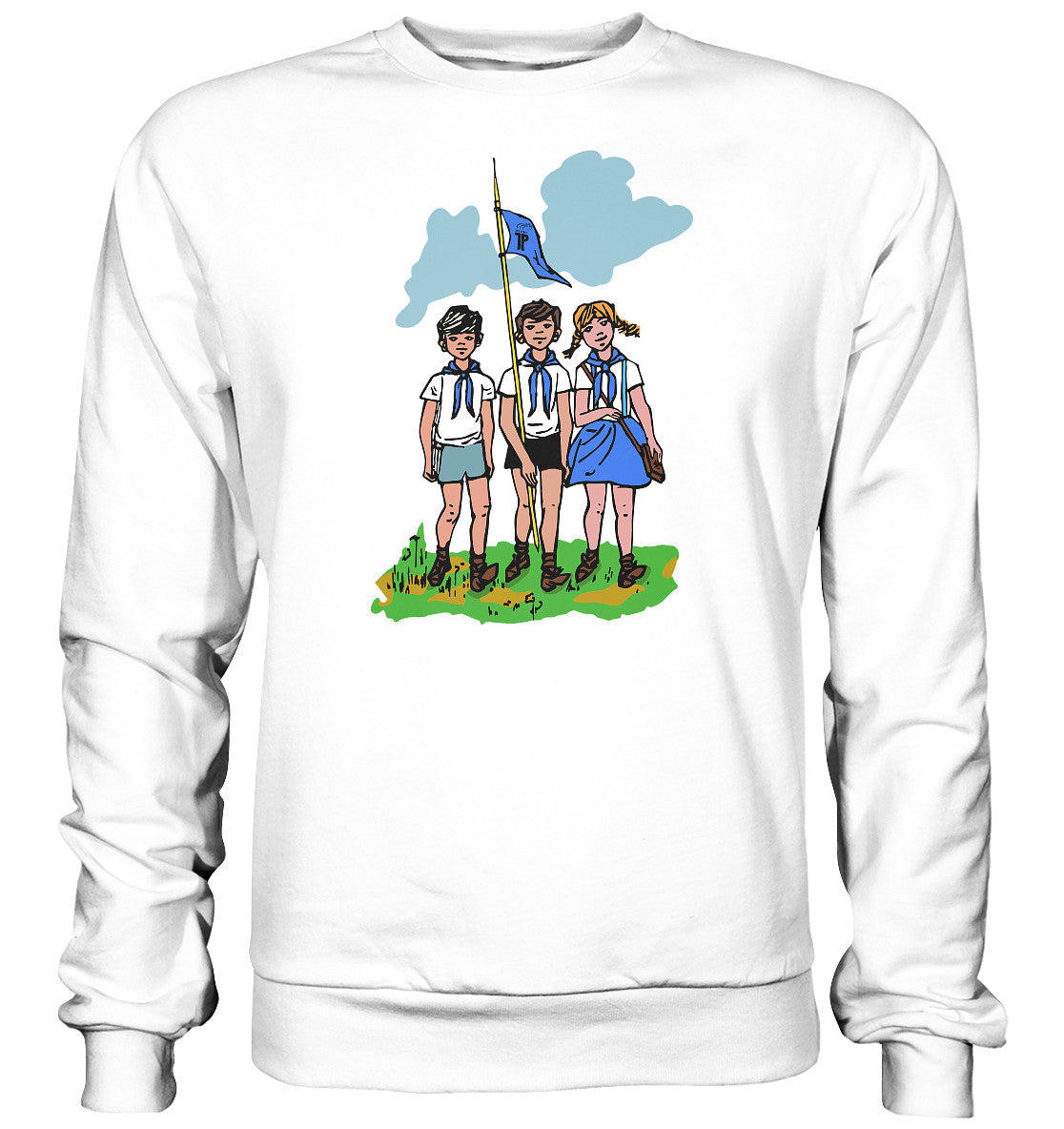 DDR Ostalgie Pullover Unisex • JUNGE PIONIERE - PIONIERAUSWEIS