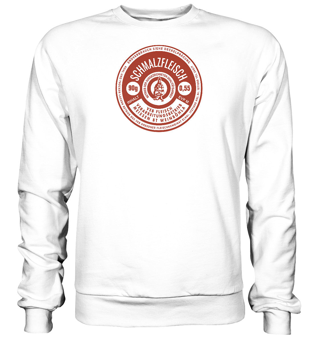 DDR Ostalgie Pullover Unisex • SCHMALZFLEISCH - VEB FLEISCH MEISSEN
