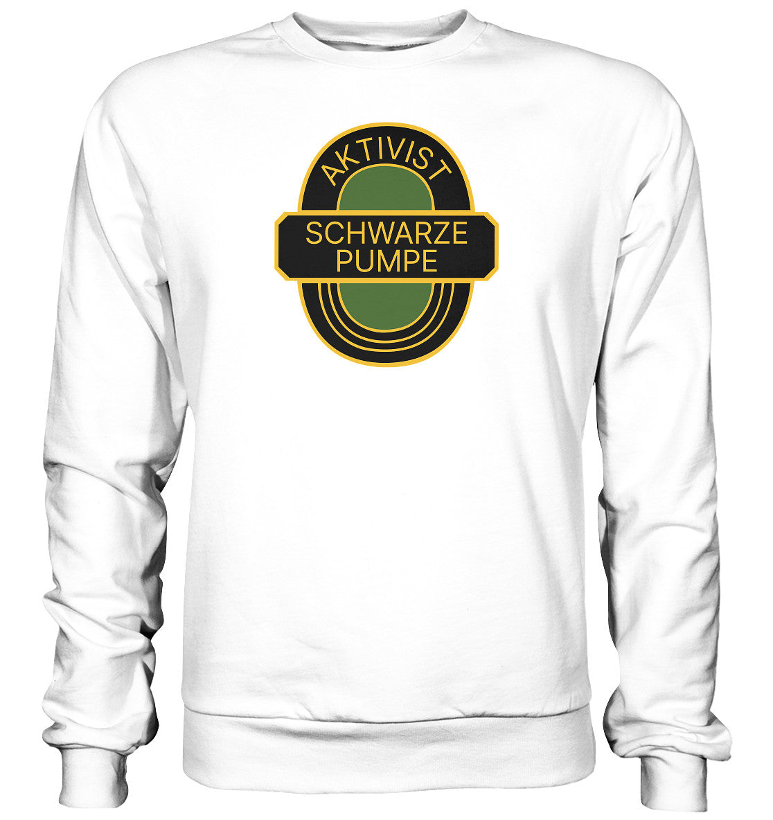 DDR Ostalgie Pullover Unisex • AKTIVIST SCHWARZE PUMPE