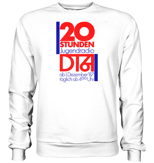 PULLOVER UNISEX • 20 STUNDEN JUGENDRADIO DT64