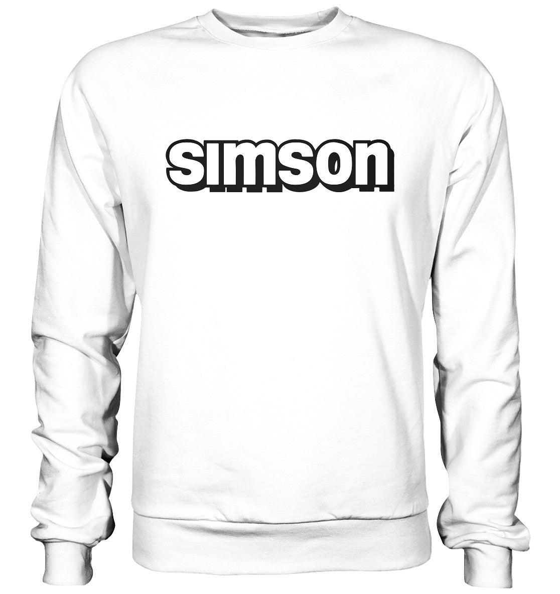DDR Ostalgie Pullover Unisex • SIMSON - SCHRIFTZUG