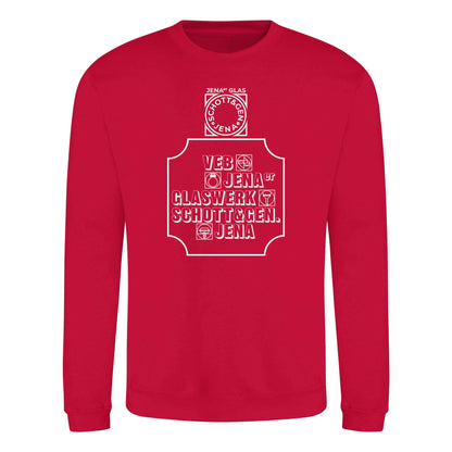 DDR Ostalgie Pullover Unisex • VEB JENAER GLASWERK