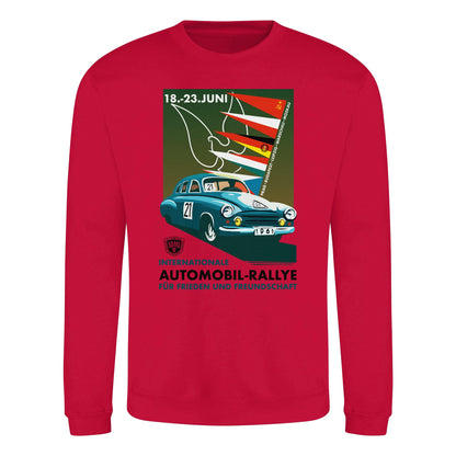 PULLOVER UNISEX • INTERNATIONALE RALLYE WARTBURG 1961 (ORIGINAL-PLAKAT)