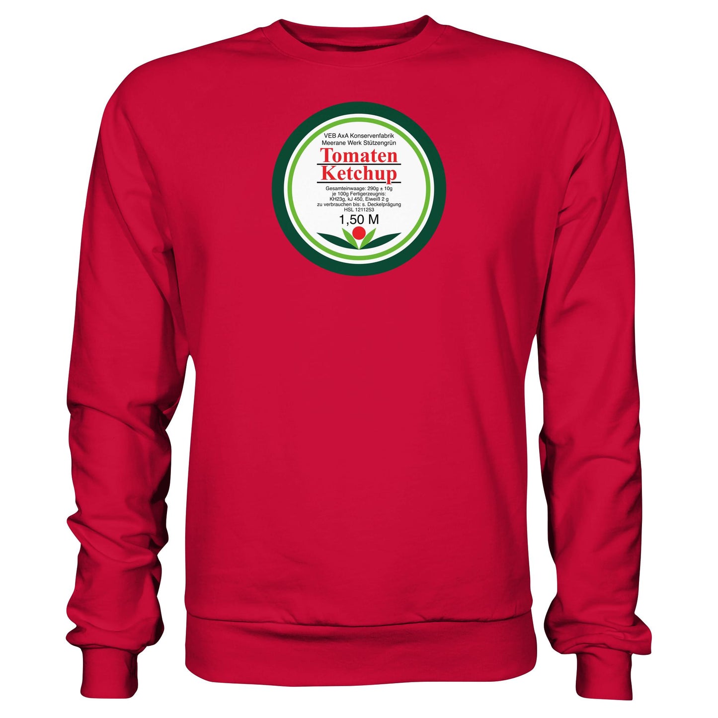 DDR Ostalgie Pullover Unisex • VEB AXA KONSERVEN MEERANE - TOMATEN-KETCHUP