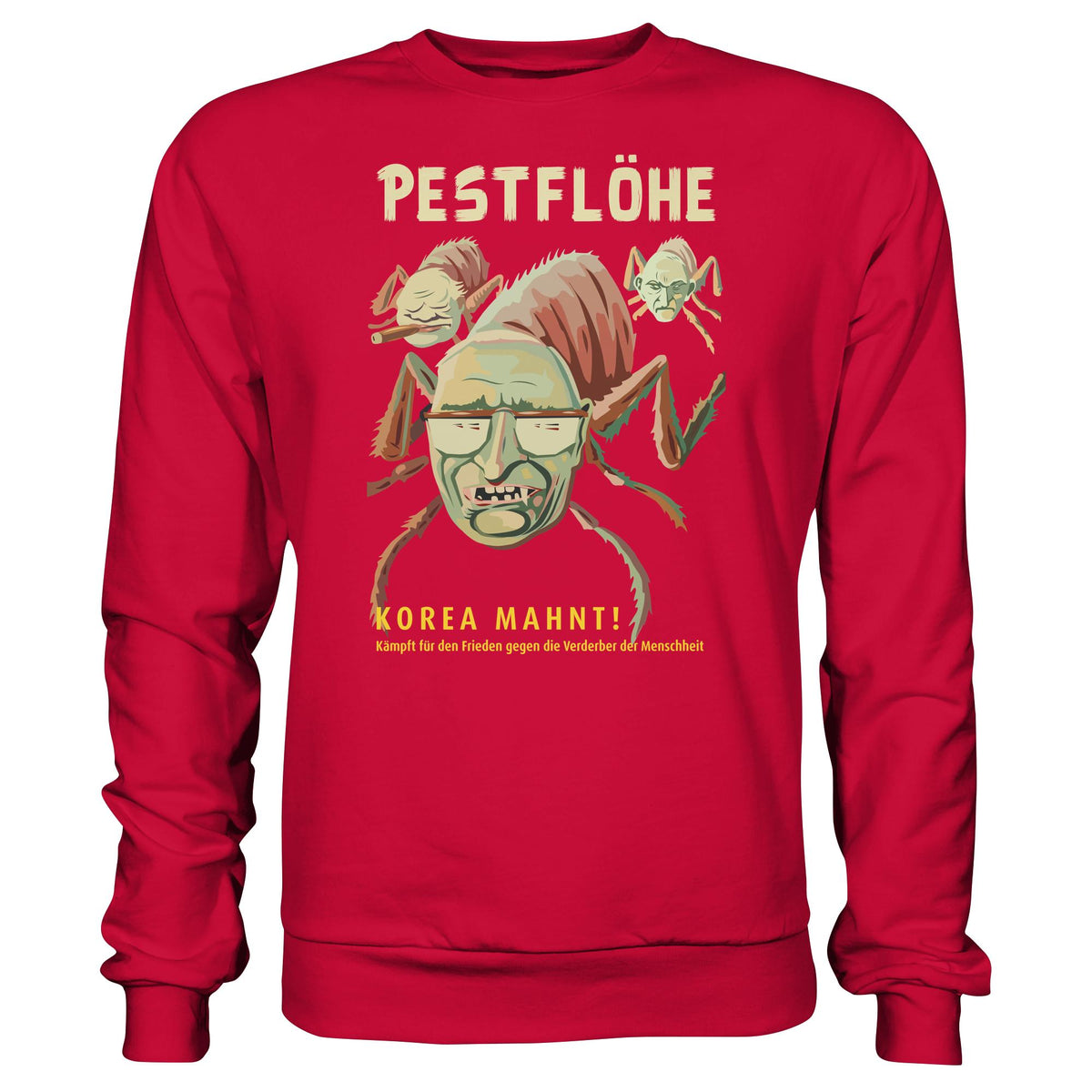 DDR Ostalgie Pullover Unisex • NATO-PESTFLÖHE - KOREA WARNT