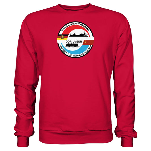 DDR Ostalgie Pullover Unisex • GROSSBAUSTELLE DER DSF MUKRAN