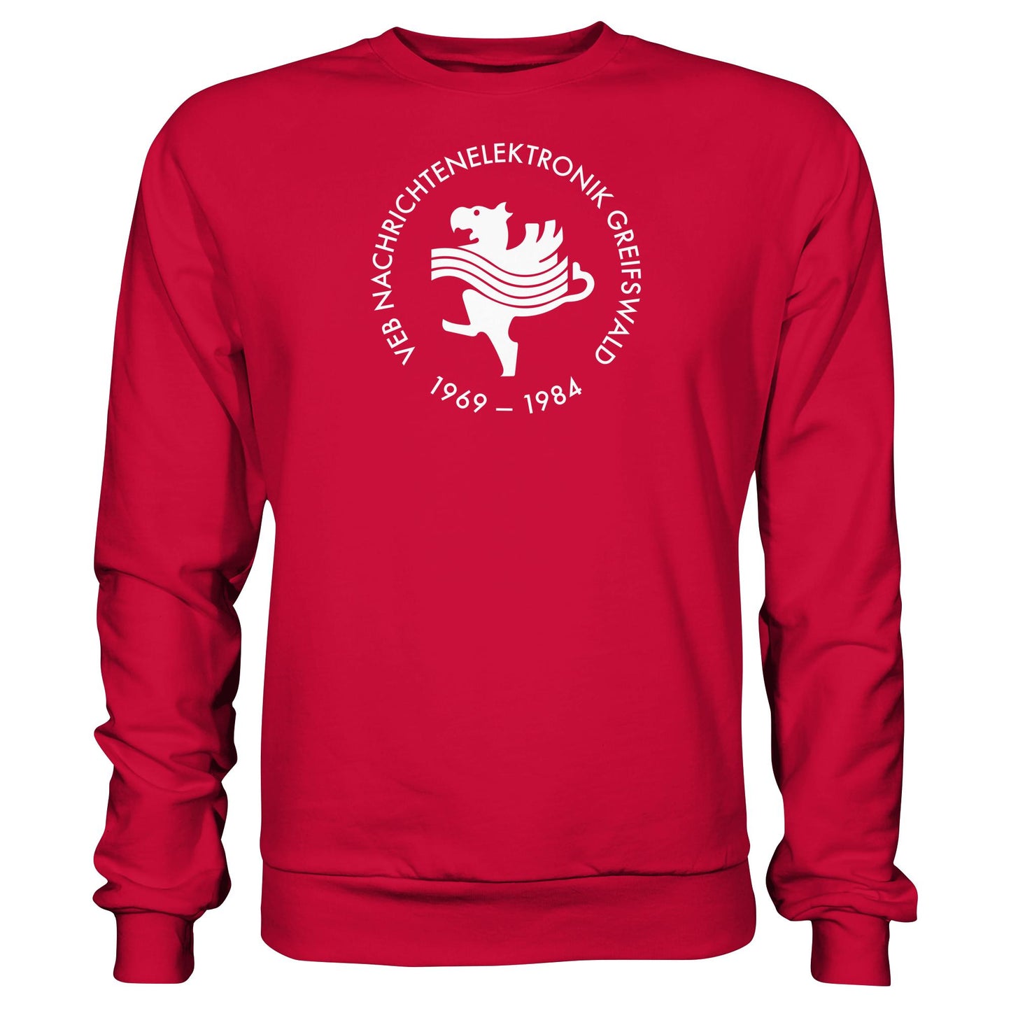 DDR Ostalgie Pullover Unisex • VEB NACHRICHTENELEKTRONIK GREIFSWALD