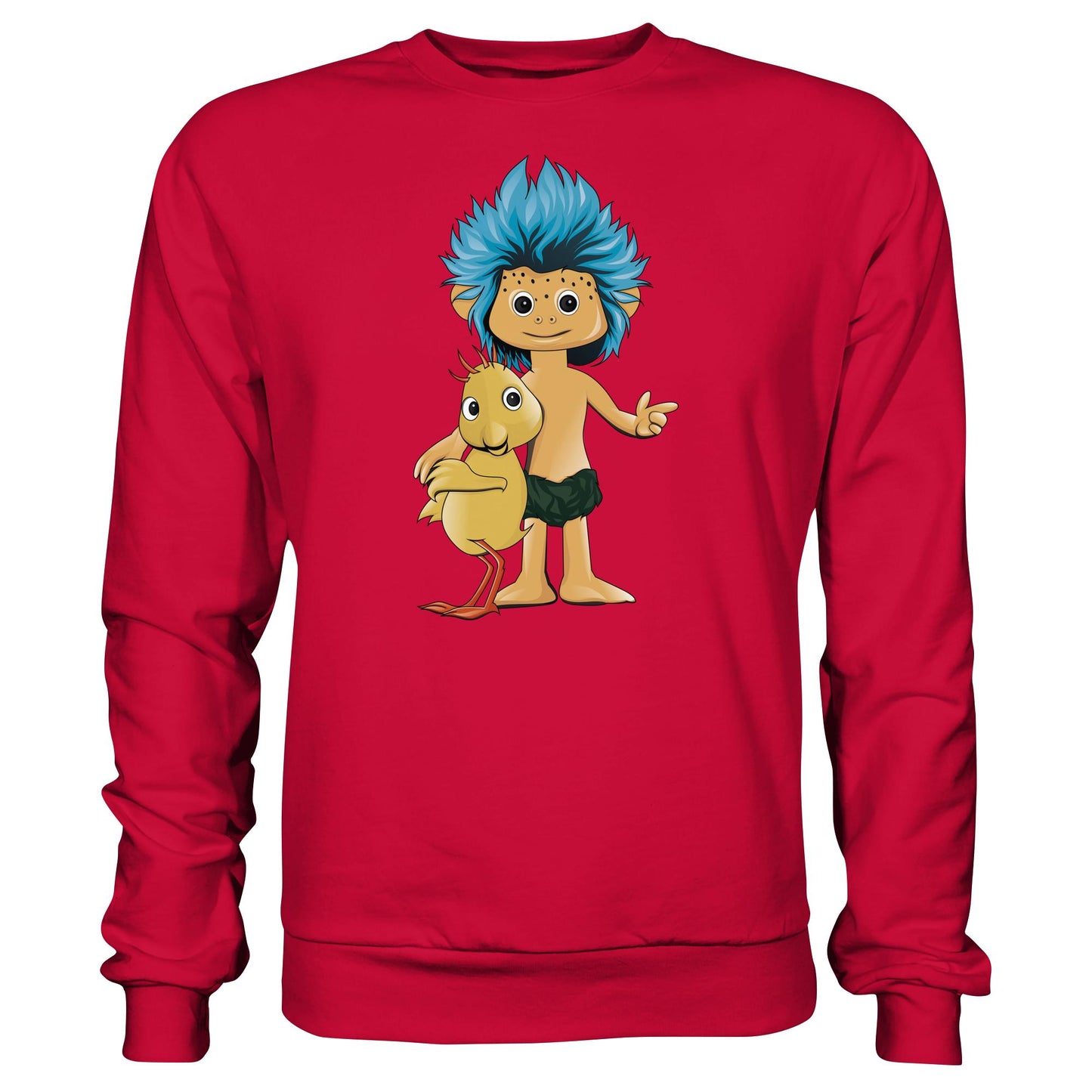 DDR Ostalgie Pullover Unisex • UNSER SANDMÄNNCHEN - PLUMPS & KÜKEN